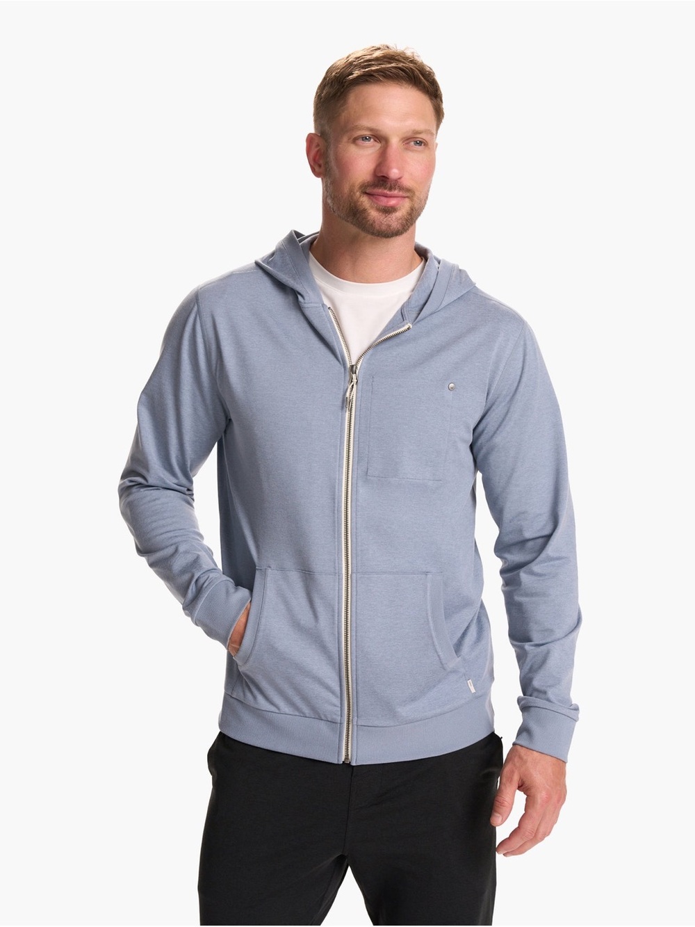 Vuori Men’s Coronado Hoodie- medium - Flint Heather!